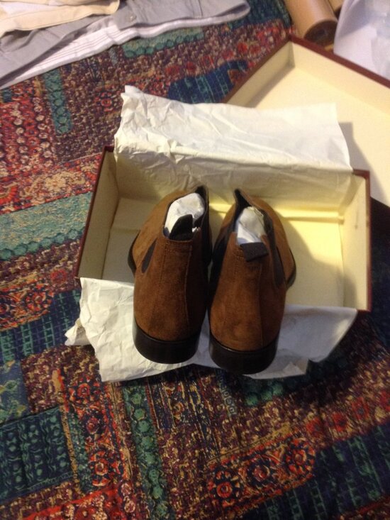 To Boot New York Men\'s Brighton Brown Suede Chelsea Boots - Size 11M - NIB main image 2